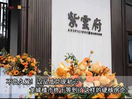 不負久候！以品質兌現初心 龍城樓市終于等到了這樣的硬核房企！